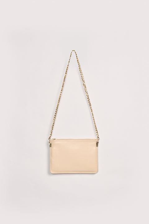 HAND BAG WITH DETACHABLE CHAIN