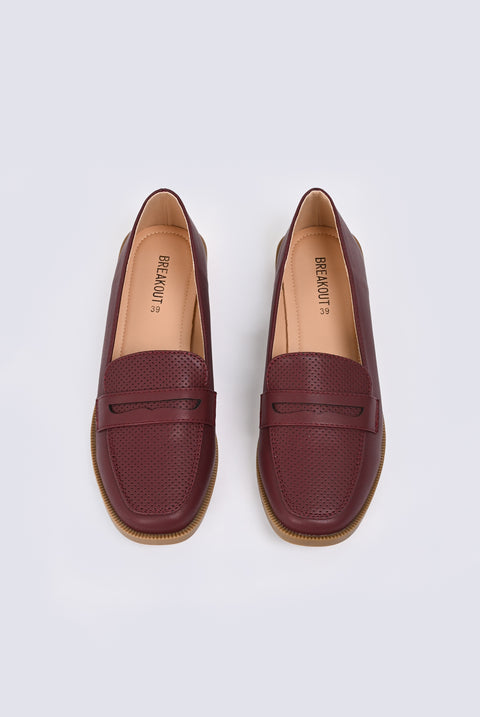TEXTURED LOAFERS