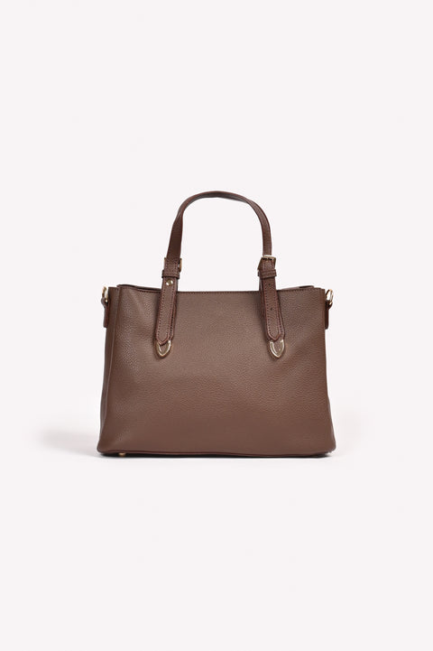 BUCKLE DETAIL HAND BAG