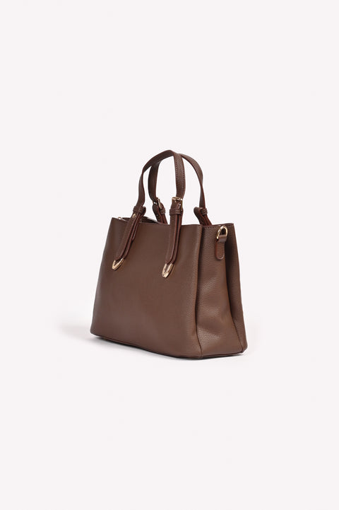 BUCKLE DETAIL HAND BAG
