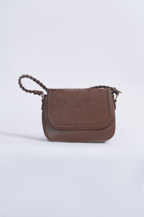 BRAIDED STRAP CROSSBODY BAG
