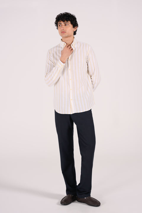 BUTTON DOWN STRIPED SHIRT