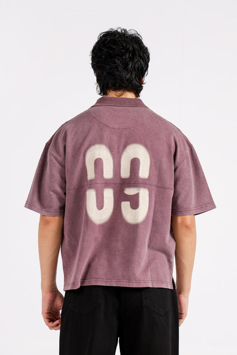 BOXY FIT WASHED EFFECT POLO