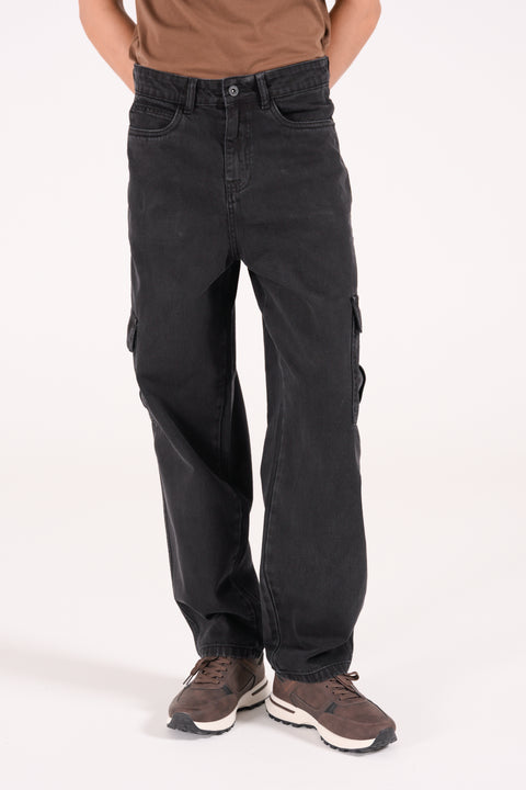 BAGGY FIT CARGO DENIM