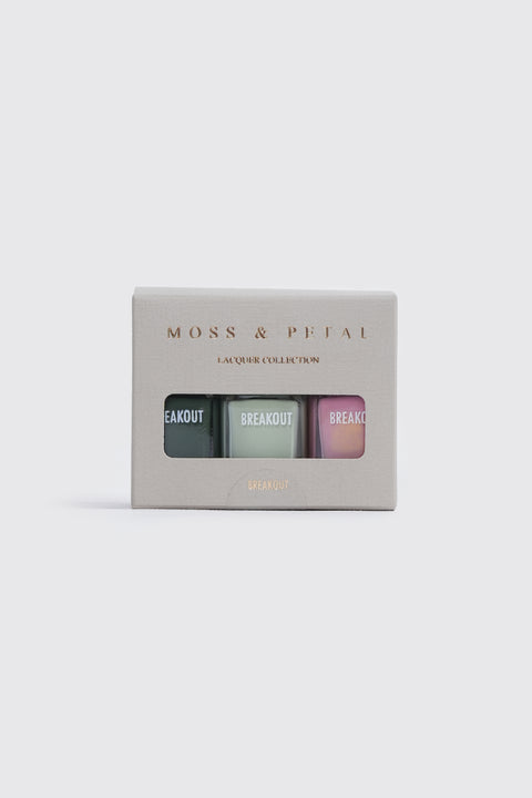 MOSS & PETAL LACQUER COLLECTION (PACK OF 3)