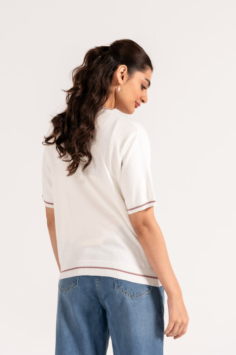GRAPHIC KNITTED TEE