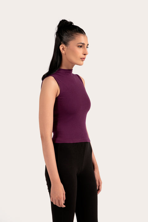 MOCK NECK TANK TOP