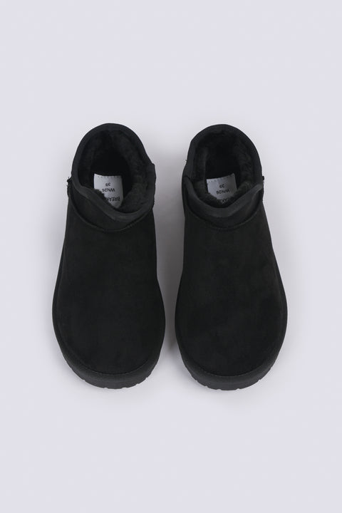 FUR LINED SUEDE BOOTS