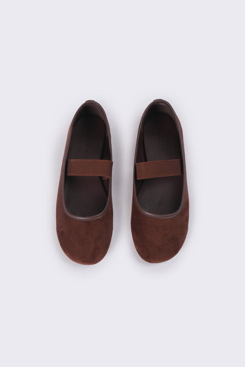 SUEDE BALLET FLATS