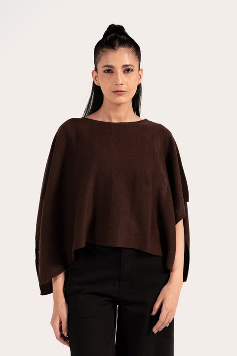 CAPE SLEEVE SWEATER