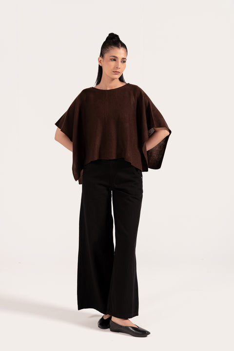 CAPE SLEEVE SWEATER