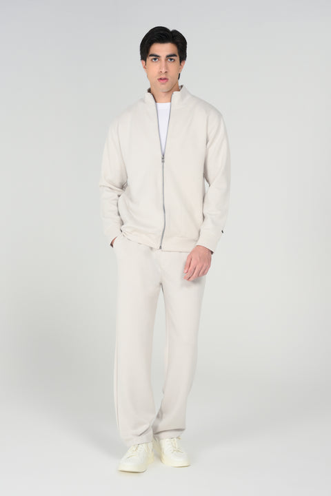 CLOUD FEEL MOCK NECK ZIPPER