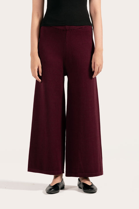 PLUSH KNIT TROUSERS