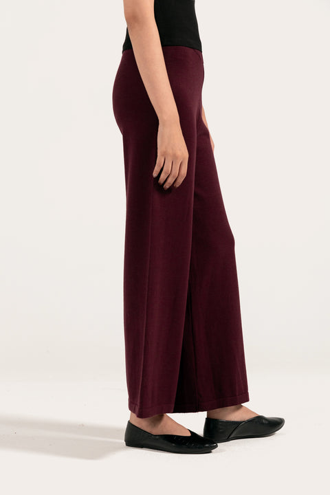 PLUSH KNIT TROUSERS