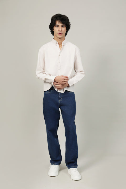 BUTTON DOWN OXFORD BOXY FIT SHIRT
