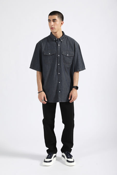 BAGGY FIT DENIM SHIRT