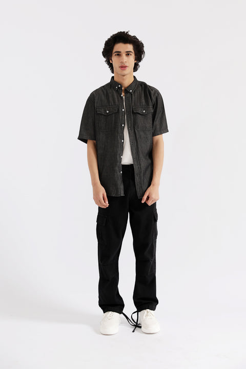 BAGGY FIT DENIM SHIRT