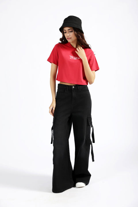 CROPPED GRAPHIC TEE