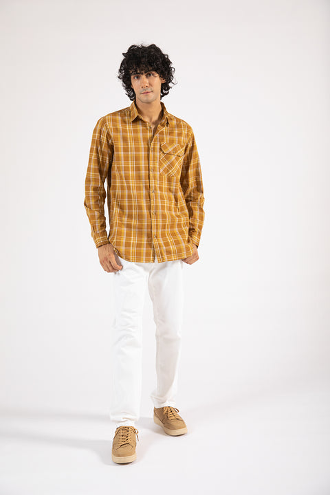BUTTON DOWN CHECK SHIRT