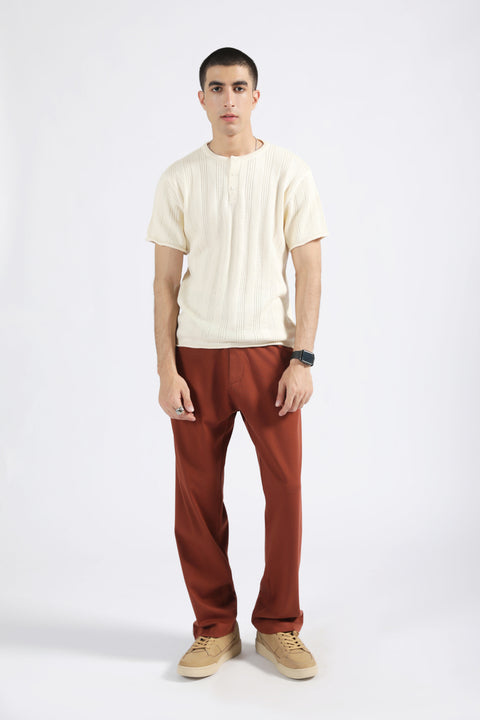 KNITTED HENLEY