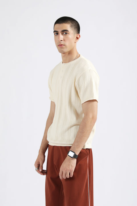 KNITTED HENLEY