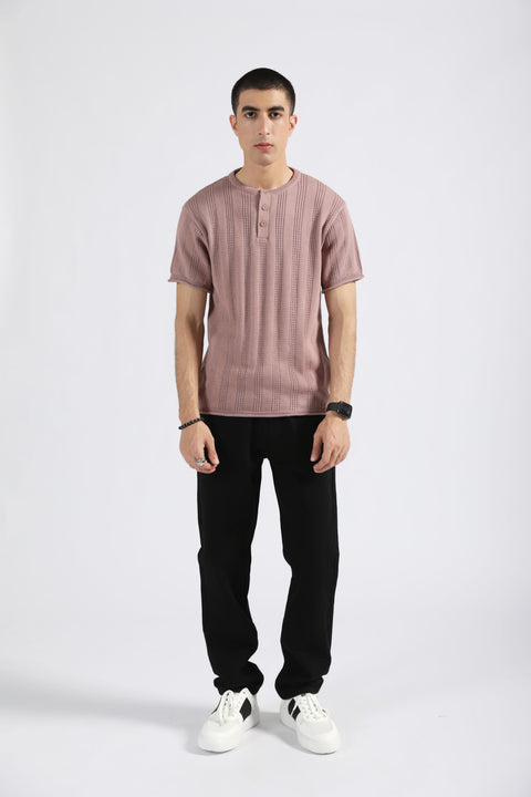 KNITTED HENLEY