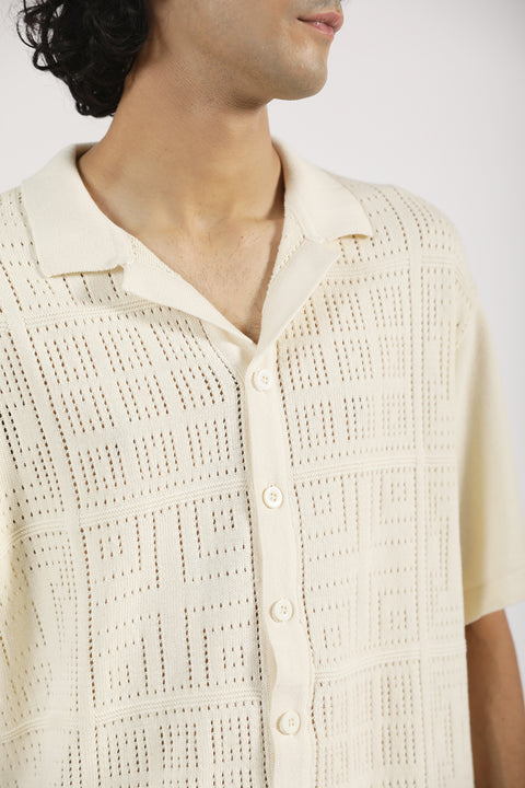 BUTTON DOWN KNITTED POLO