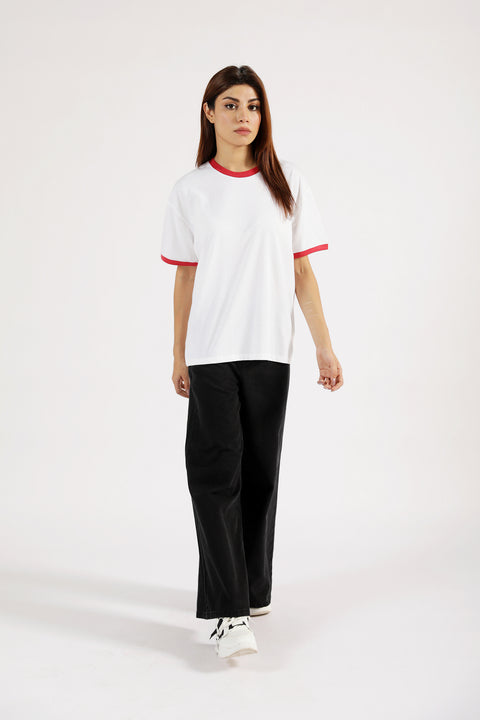 OVERSIZED CONTRAST TEE