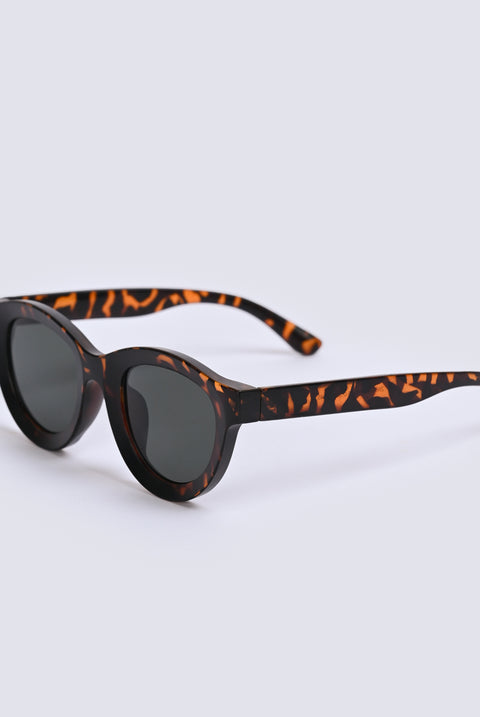 TORTOISE SHELL MATTE SUNGLASSES