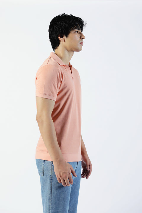 JOHNNY COLLAR TEXTURED POLO