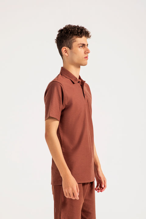 TEXTURED POLO