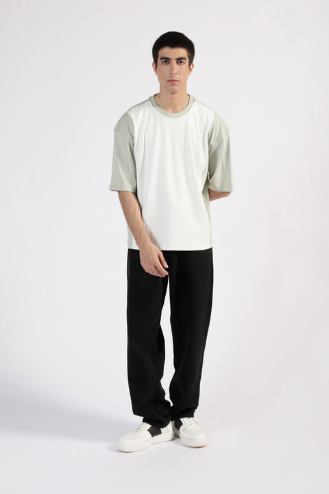 BOXY FIT COLORBLOCK TEE