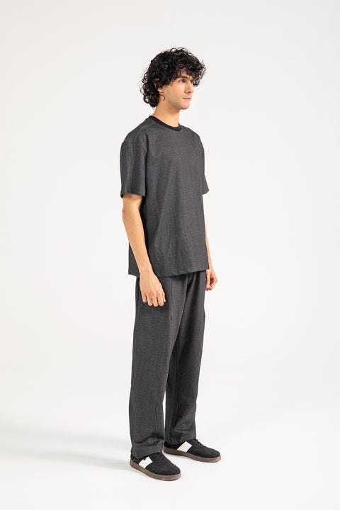 BAGGY FIT TEXTURED TEE