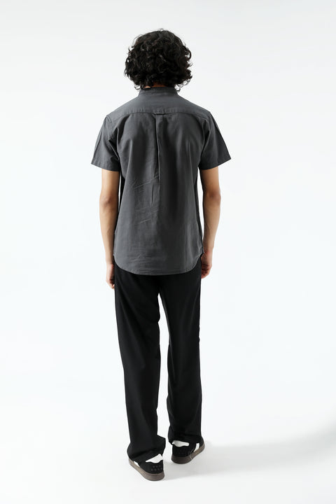 MANDARIN COLLAR SHIRT