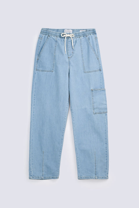 BAGGY FIT CARGO DENIM