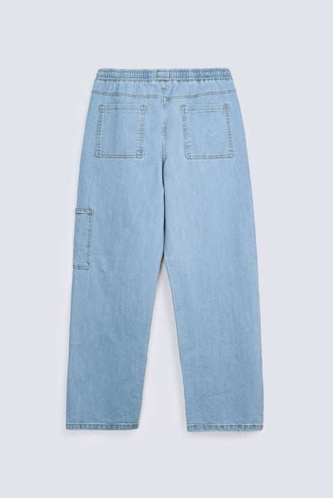 BAGGY FIT CARGO DENIM