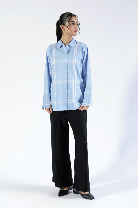 CHECKERED BUTTON DOWN SHIRT