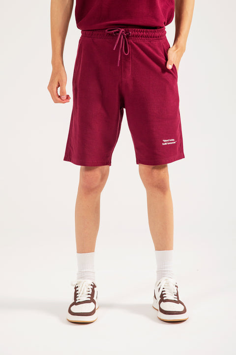 TEXTURED KNIT SHORT