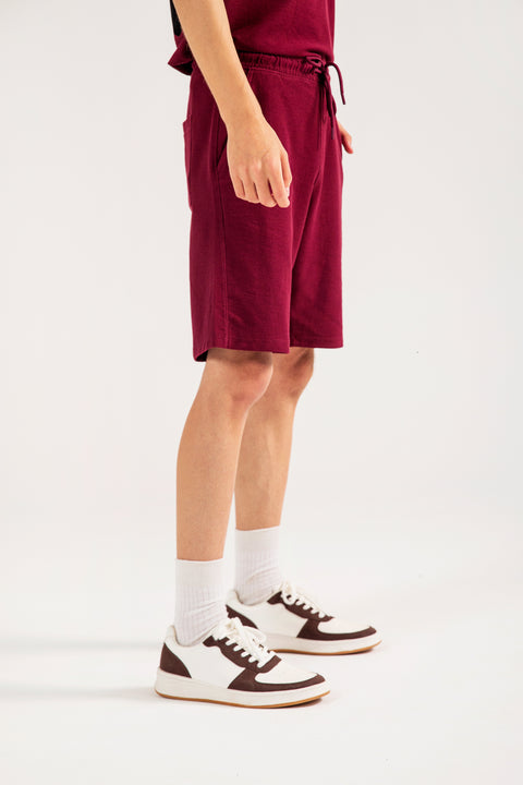 TEXTURED KNIT SHORT