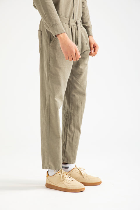 BAGGY FIT LINEN TROUSER