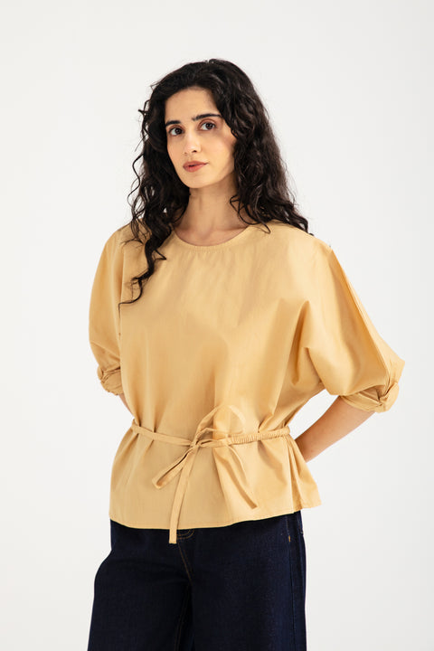 TOP WITH SLEEVE DETAIL