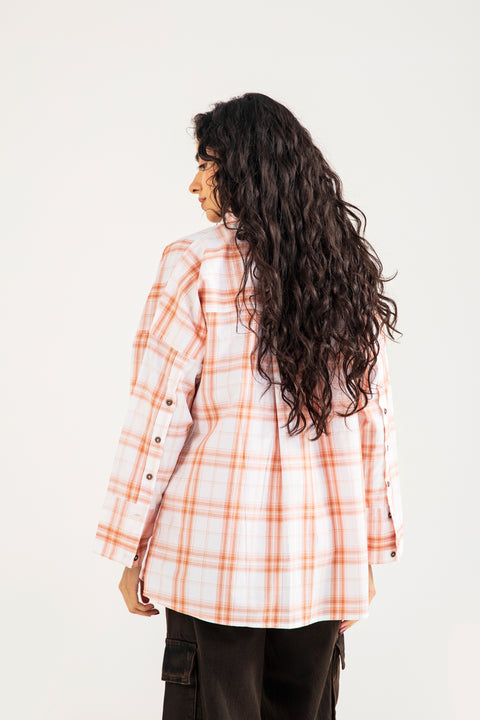 CHECKERED BUTTON DOWN SHIRT