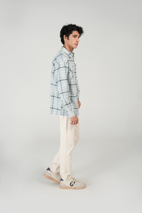 BUTTON DOWN OXFORD CHECK SHIRT