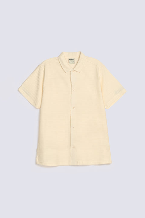 BUTTON DOWN TEXTURED POLO