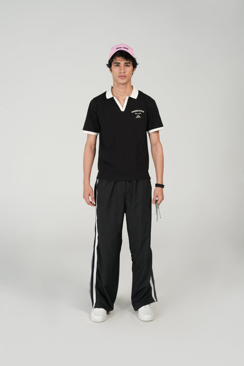 SLIM CROPPED FIT JOHNNY COLLAR POLO