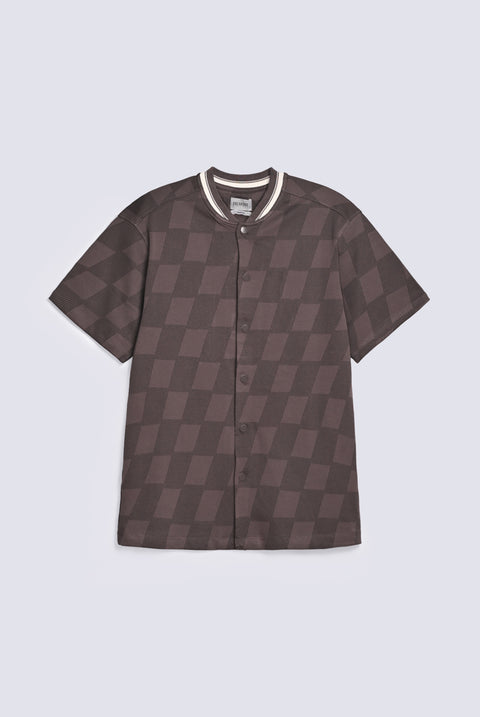 BUTTON DOWN PRINTED POLO