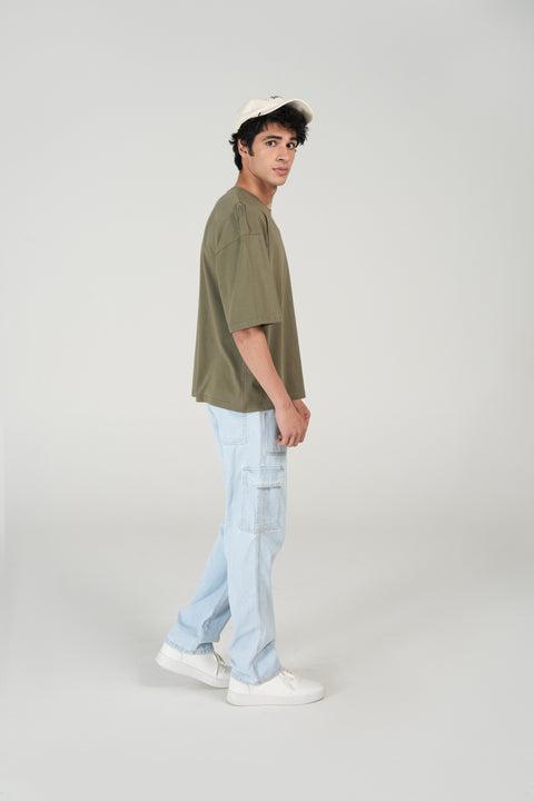 BOXY FIT CREW NECK TEE