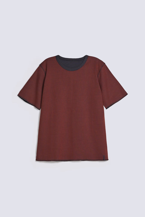 REVERSIBLE TEXTURED TEE