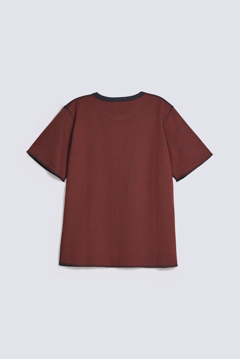 REVERSIBLE TEXTURED TEE