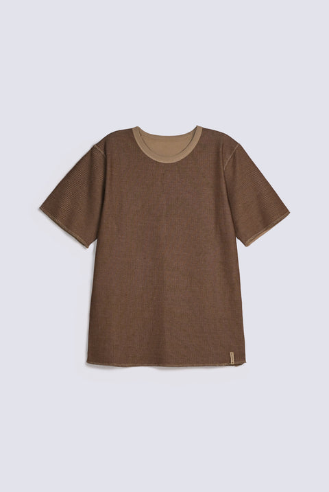 REVERSIBLE TEXTURED TEE